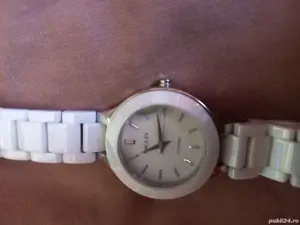 Ceas original dama DKNY NY4886,  bratara ceramica  - imagine 3