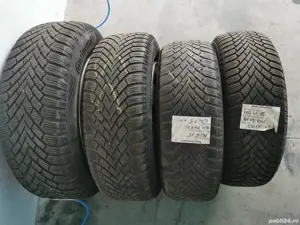 Jante de tabla pe 15'de golf 5 cu capace si anvelope de iarna Continental 195/65/15l 