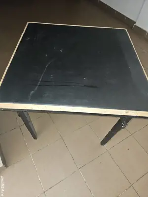 Masa cu picioare rabatabile si tablie capitonata pentru camping ,calatorii,pescuit - imagine 3