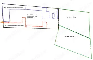 Teren 6000 mp cu 2 case, Faget