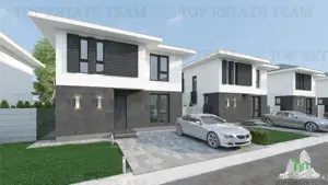 Vila moderna individuala cu 4 camere , 3 bai , Living open space, terasa,incalzilre in pardoseala, 2 - imagine 2