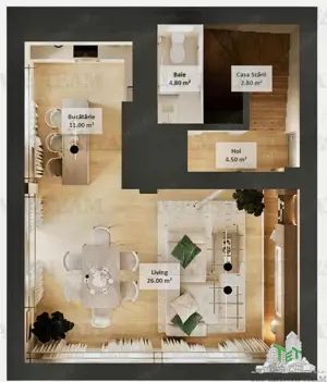 Vila 5 camere cu incalzire in pardoseala pe parter si etaj, mansarda locuibila, 285mp teren toate ut - imagine 10