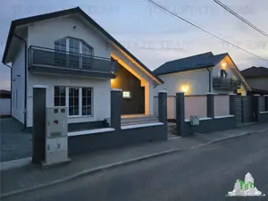 Vila moderna individuala pe stil Venetian cu 4 camere ,2 bai ,Living open space,terasa,incalzilre ce