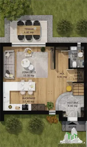 Cartier de case securizat cu bariera - imagine 17