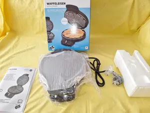 Aparat pentru preparat 5 gofre   vafe, 1200w, Placi antiaderente, Indicator luminos - imagine 2