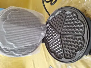 Aparat pentru preparat 5 gofre   vafe, 1200w, Placi antiaderente, Indicator luminos - imagine 3