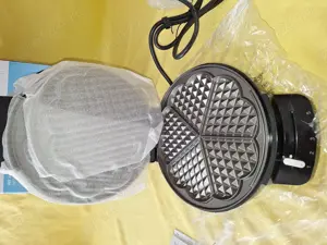 Aparat pentru preparat 5 gofre   vafe, 1200w, Placi antiaderente, Indicator luminos - imagine 5