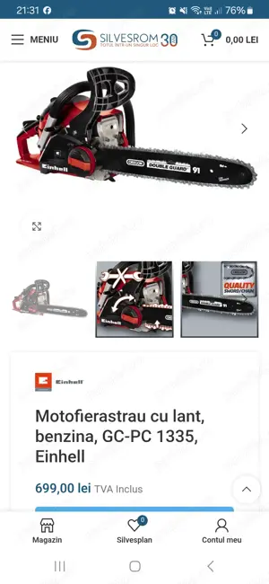 Vând drujba einhell 450 lei