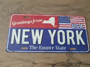 Placă decorativă New York   Un simbol al orașului care nu doarme