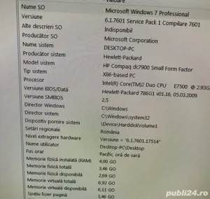 PC - Intel Core 2 Duo E7500   4GB RAM   250GB Hdd - Windows 7 - imagine 5