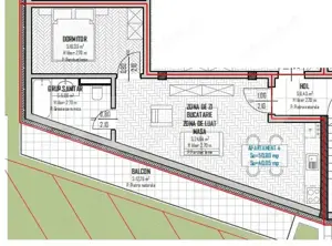 Apartament 2 camere, 41mp, bloc nou, zona Regal, Baciu