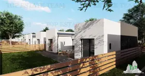 Vila stil mediteraneean, moderna, cu 4 camere ( parter ) si curte generoasa 400mp, incalzire in pard - imagine 4