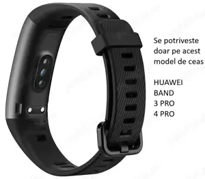 Bratara curea pentru HUAWEl Smart Band PRO 3 si 4 - imagine 2
