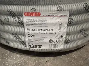 Copex Tub riflat Gewiss 25 gri DX20125R
