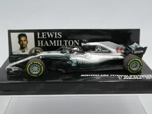 Macheta Formula 1 MINICHAMPS Mercedes AMG F1 2018 W09 EQ Power+ , 1:43 - imagine 3