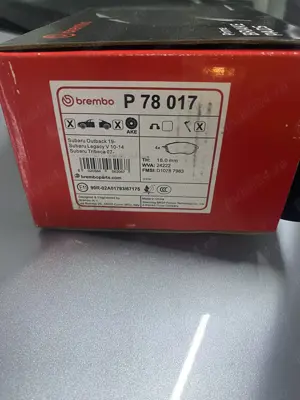 Vând plăcuțe de frână Brembo Prome Brake Pads P 78 017 