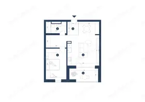 Apartament cu 2 camere în zona Confecții - imagine 3