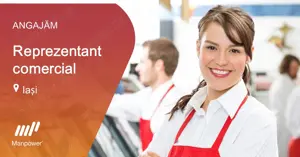 Manpower angajeaza Reprezentant Comercial in Iasi