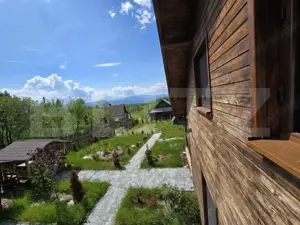 Cabană lemn cu 4 dormitoare, 120mp, teren intravilan de 1250mp - imagine 10