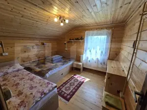 Cabană lemn cu 4 dormitoare, 120mp, teren intravilan de 1250mp - imagine 9