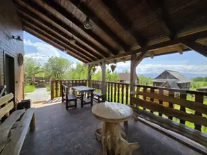 Cabană lemn cu 4 dormitoare, 120mp, teren intravilan de 1250mp - imagine 5