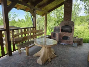 Cabană lemn cu 4 dormitoare, 120mp, teren intravilan de 1250mp - imagine 4