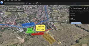 GIULESTI | Teren intravilan PUZ V3a2 3 loturi: 5500 + 1800 + 1800