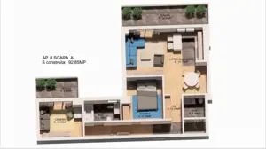 Vand apartamente in zona centrala - imagine 7