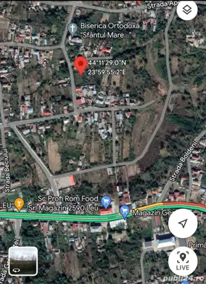 Teren intravilan 1.000 mp de vânzare   Comuna Leu, Dolj   cu livadă și curent - imagine 4