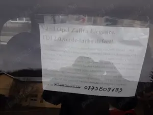 Vand Opel Zafira elegance,2001,1995cmcTD,Verde,7 locuri,turbo defect - imagine 2