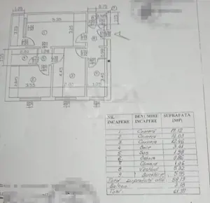 Apartament 3 camere, 9/10, bloc anvelopat /Drumul Taberei 