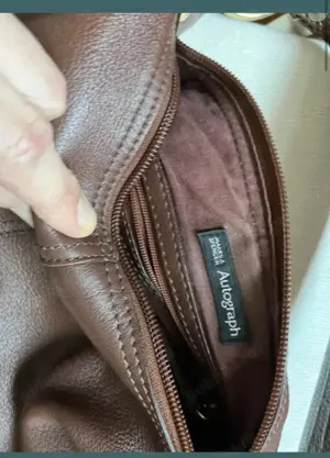 Geanta piele maro - imagine 5