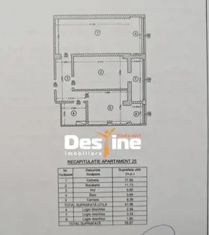 Bucium Lidl - Apartament 3 camere 56 mp mobilat + utilat  - imagine 16