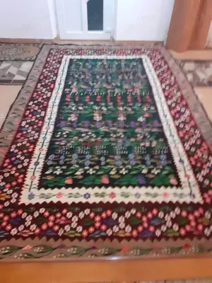 Covor lucrat manual, oltenesc, NOU - imagine 2