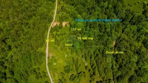 Teren extravlan 14,400mp Paraul Rece / Strada 3 brazi - imagine 3