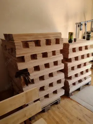 Vand parchet lemn masiv, din fag, tip dusumele, lichidare de stoc