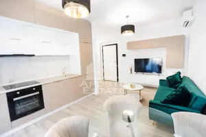 Apartament cu 3 camerere, mobilat de lux parcare subterana si piscina. - imagine 4