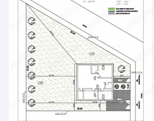 Teren intravilan cu proiect casa aprobat in Sanmihaiul Român 