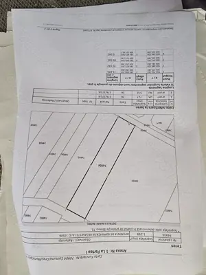 Vînd teren intravilan1300 mp ,gaze,curent 27 euro mp