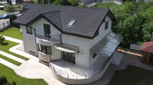 Cornu de Jos  Doua  case moderne, crama la subsol, prosumator - imagine 2