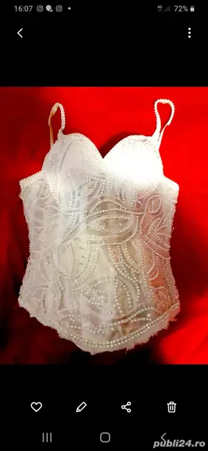 corset reglabil rochie de mireasa