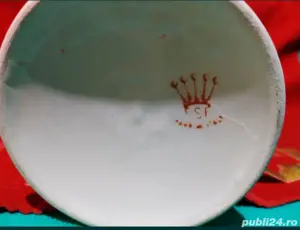 Vază germana din porțelan SSF, anii 1930-1950 - imagine 5