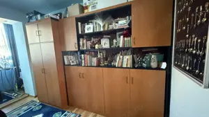 Bibioteca cu pat pentru o persoana