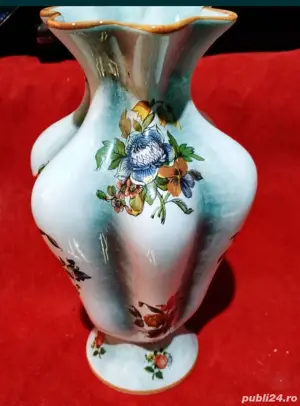 Vază germana din porțelan SSF, anii 1930-1950 - imagine 2
