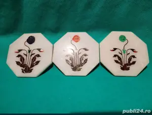 Trei Parchin Kari cu pietre semiprețioase 