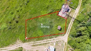 Teren Intravilan de 864mp comuna Tomești | Priveliște deosebită