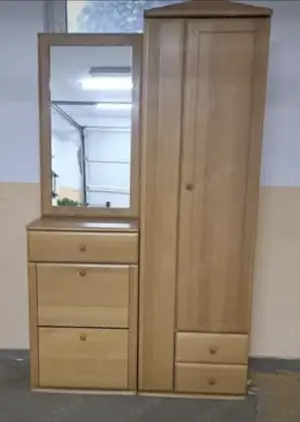 Mobila hol din lemn masiv 