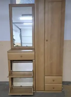 mobila hol din lemn masiv 