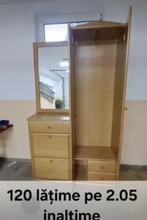 Mobila hol din lemn masiv  - imagine 5