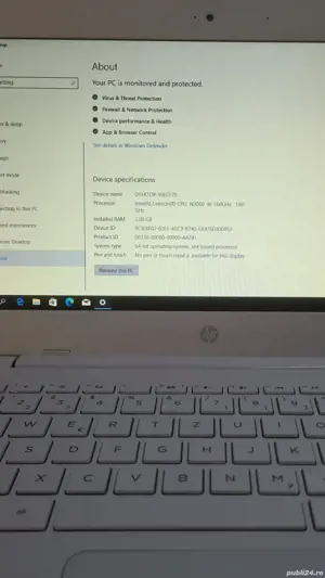 HP Stream Notebook Q 166 + încărcător original 220 lei - imagine 5